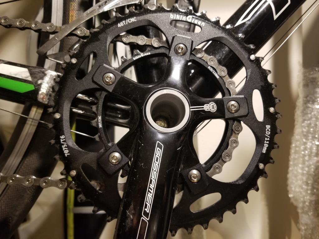 BikinGreen 46/30 chainrings