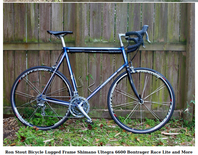 RacingBikes Ron Stout Lugged Frame